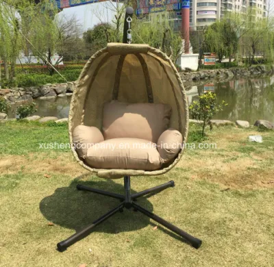Popular Patio Garden Egg Swing Chair with Textilene