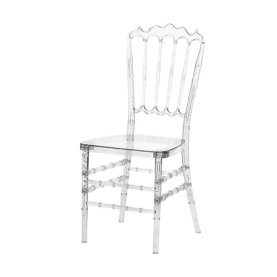 Wholesale Stackable Resin Hotel Outdoor Events Wedding White Plastic Chair