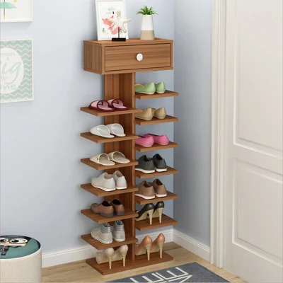 Simple Modern Simple Shoe Rack Multi-Layer Household Storage Cabinet Dormitory Economical Shoe Cabinet Shoe Rack Door Shoe Rack