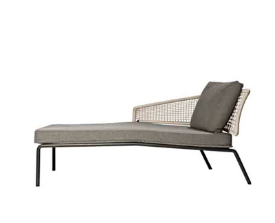 Leisure Outdoor Rattan Wicker Chaise Lounge Modern Furniture