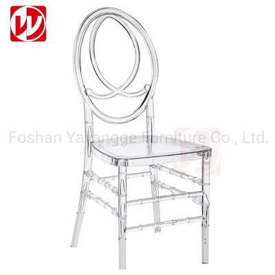  Hot Sale Wedding Phoenix Chair Clear Plastic Event Chairs Banquet Ballroom Transparent Acrylic Phoenix Resin Chair