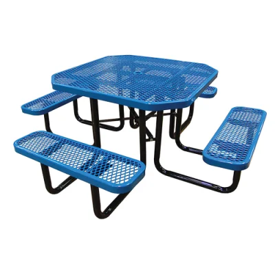  Outdoor Anti-Bump Sturdy Picnic Tables with Round Table Corners