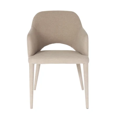  Modern Home Upholstered Dining Chair with Arms