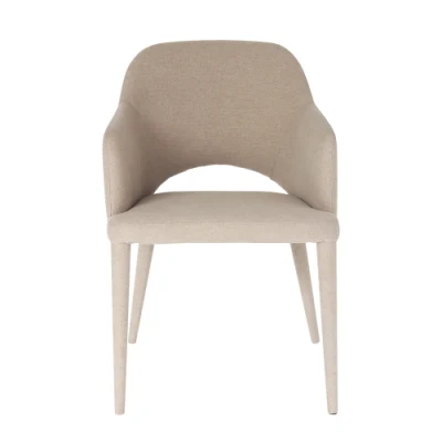 Modern Home Upholstered Dining Chair with Arms