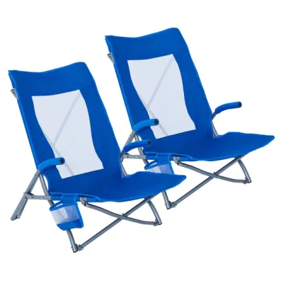  Low Lawn Lounge Outdoor Camping Adults Folding Portable Beach Chair