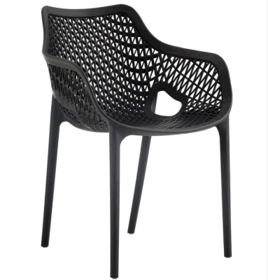 Nordic Plastic Chairs, Modern Dining Chairs, Leisure Outdoor Stackable Hollow Chairs