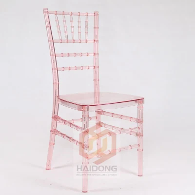  Transparent Clear Acrylic PC Resin Chiavari Wedding Tiffany Chairs