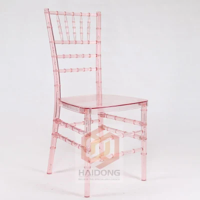 Transparent Clear Acrylic PC Resin Chiavari Wedding Tiffany Chairs