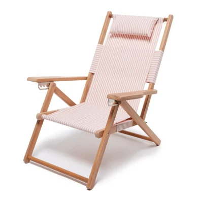 Factory Great Quality Professional Luxury Custom Multi-color Wooden Tommy Chair Used on Beach Picnic Deck Pool Outdoor With Pillow