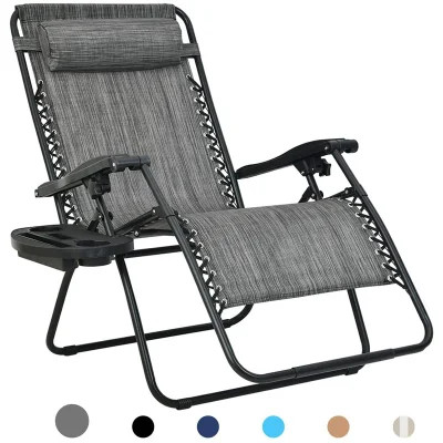 Outdoor Beach Bed Sun Lounger Chairs Recliner Chair Zero Gravity Chair
