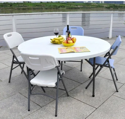 outdoor Furniture Garden Folding Plastic Dining Table for Event