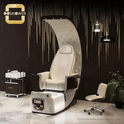  Nail Table and Chair Set with New Design Luxury Pedicure Chairs