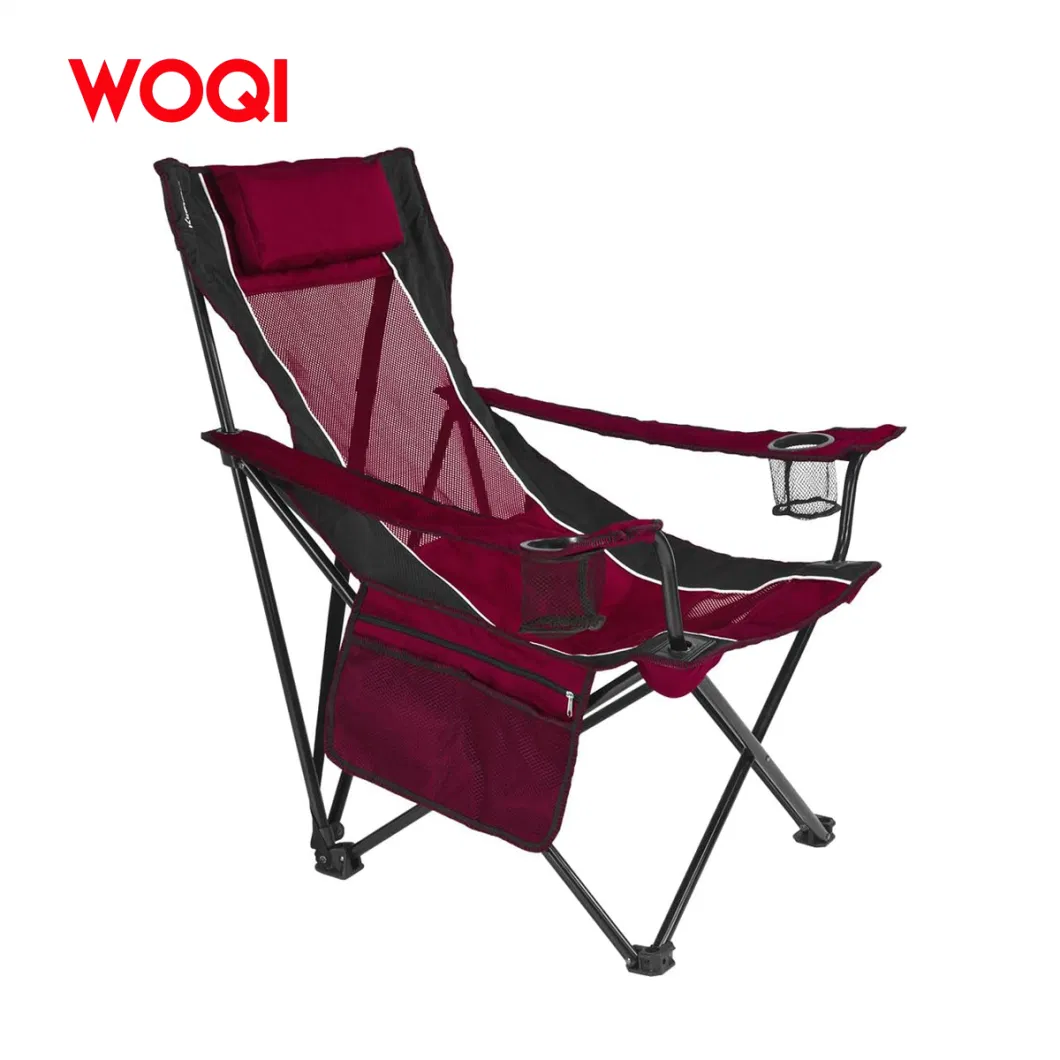 Custom Foldable Lightweight Portable Reclining Picnic Beach Fishing Outdoor Camping Folding Chair