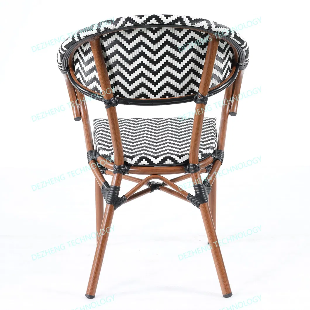 Modern Hotel Terrace Sitting Sling Stacking Outdoor Patio Dining Chair