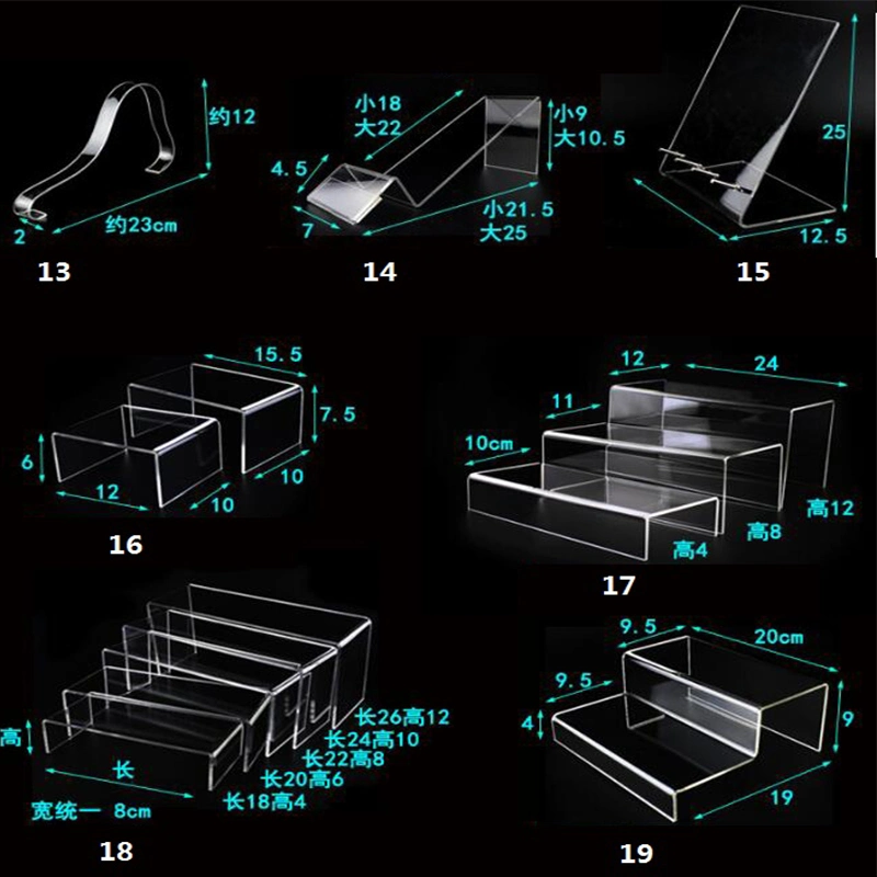 Acrylic Shoe Rack Clear Children Shoes Holder Stand