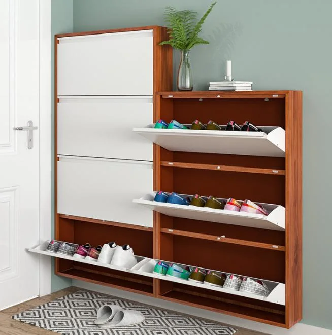 Customized Home Skinny Large Capacity Shoe Storage Cabinet Living Small Room Shoe Shelf Racks