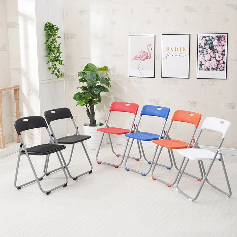 Wholesale Foldable Meeting Training Metal Plastic Camping Dining Folding Chair