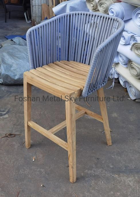 Outdoor Teak Aluminum Wooden Garden Hotel Villa Patio Rattan Chair