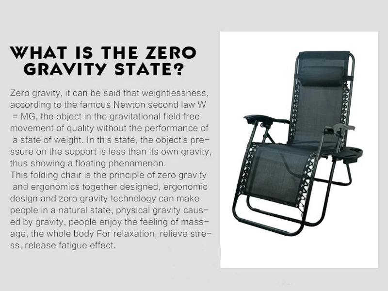 2 Packed Folding Patio Zero Gravity Chair Leisure Deck Chair Chaise Longue Chair Sling Chair
