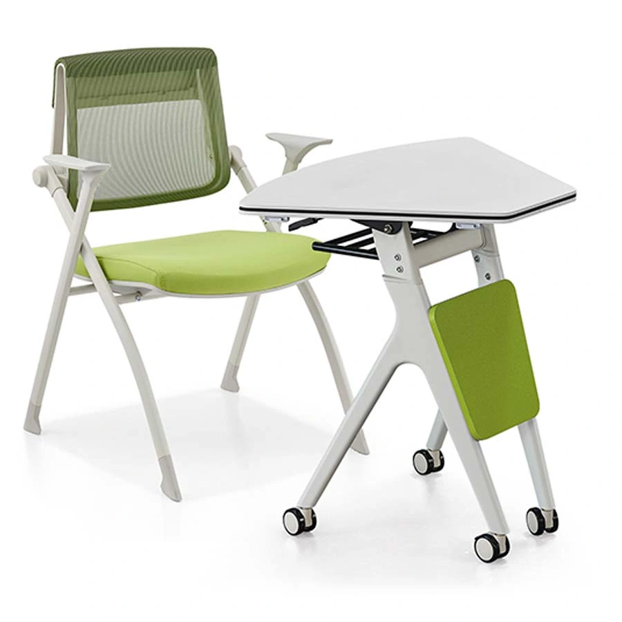 Modern Furniture Comfortable Meeting Visitor School Training Students to Learn Folding Chair