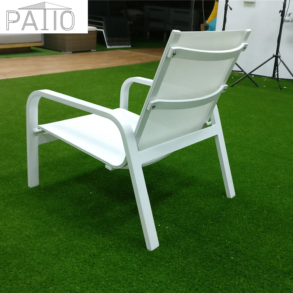 New Nordic Armrest Sling Outdoor Furniture Portable Waterproof Garden Chair