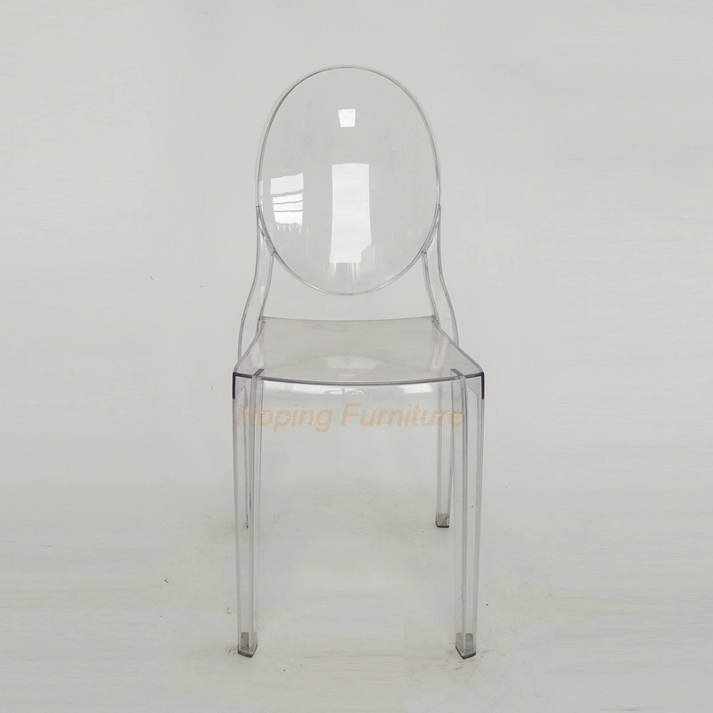 Clear Acrylic Classic Louis Chair Wedding Chair Indoor Restaurant Chairs Plastic Armchair