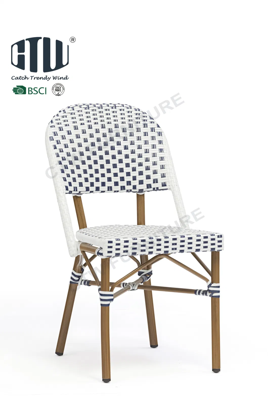 Hotel Luxury Outdoor Dining Room Chair Outdoor Patio Garden Sling Dining Chair Aluminum Vintage Outdoor Dining Chairs