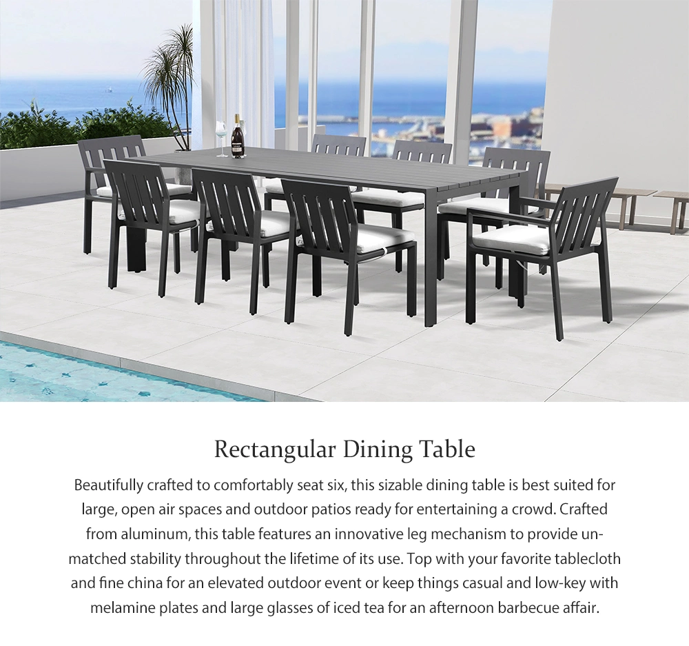 Carton Box Outdoor Patio Dining Set Restaurant Table and Chair