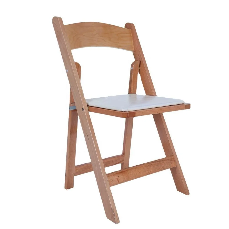 Wholesale Wooden Chair Dining Folding Chairs for Wedding Party Events (ZG26-012)