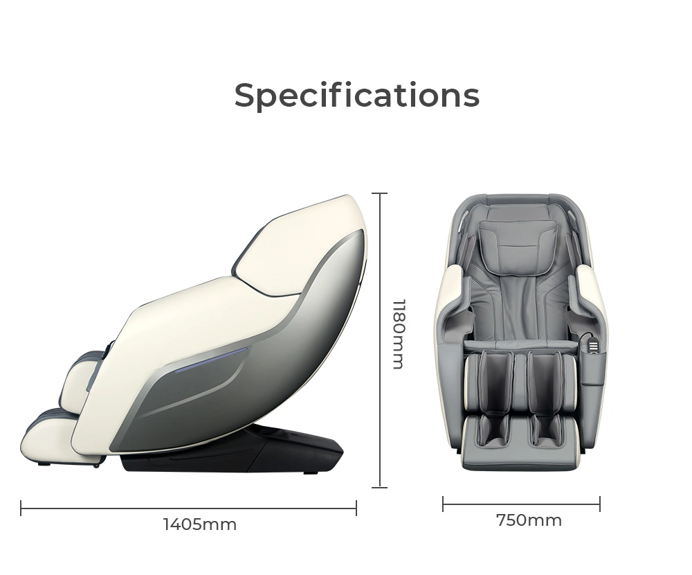 Factory Direct Antigravity Recliner Full Body Airbags Massage Chair SL Rail