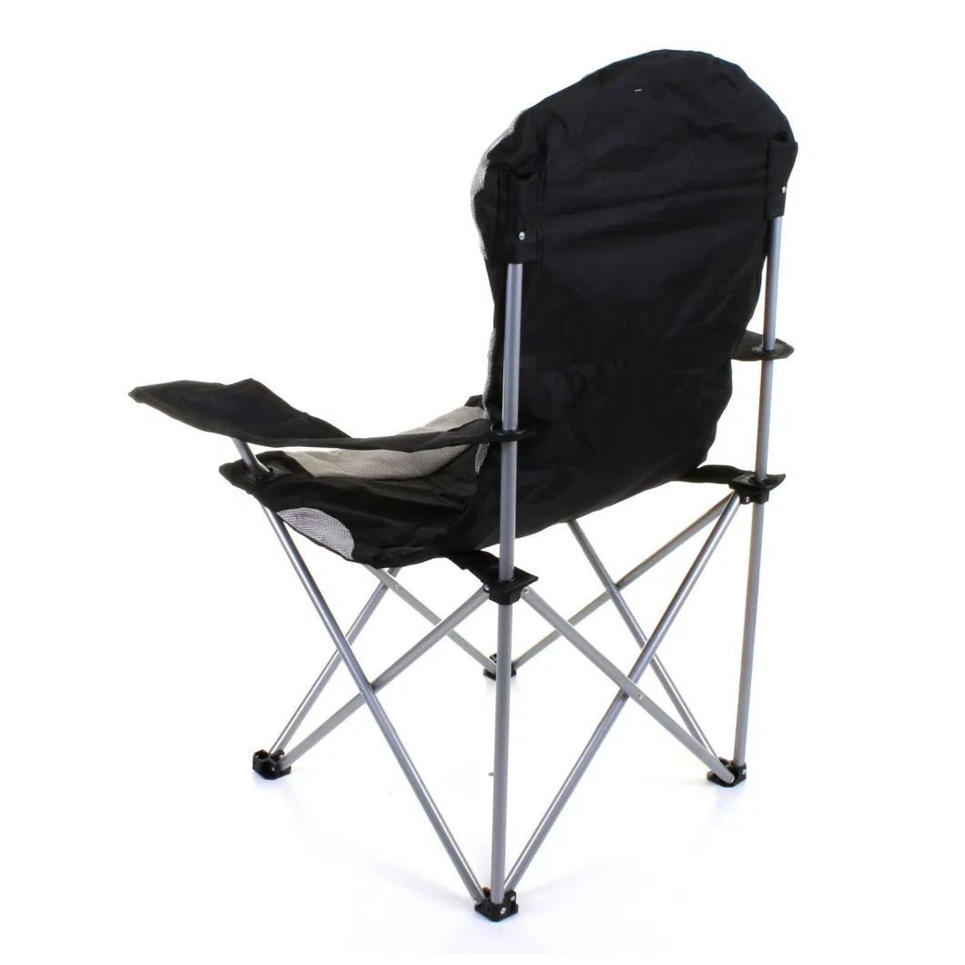 Cotton Backed Chair Folding Recreational Camping Fishing Beach Chair with Armchairs