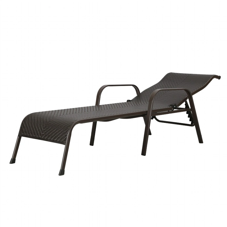 Simple Design Outdoor Folding Lounger Sunbed Stacking Garden Sleeping Chair