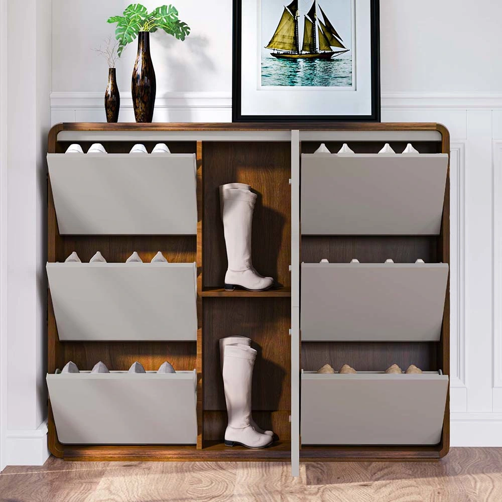 Ultra-Thin Shoe Cabinet for Store at The Door, Narrow Shoe Cabinet Shoe Storage