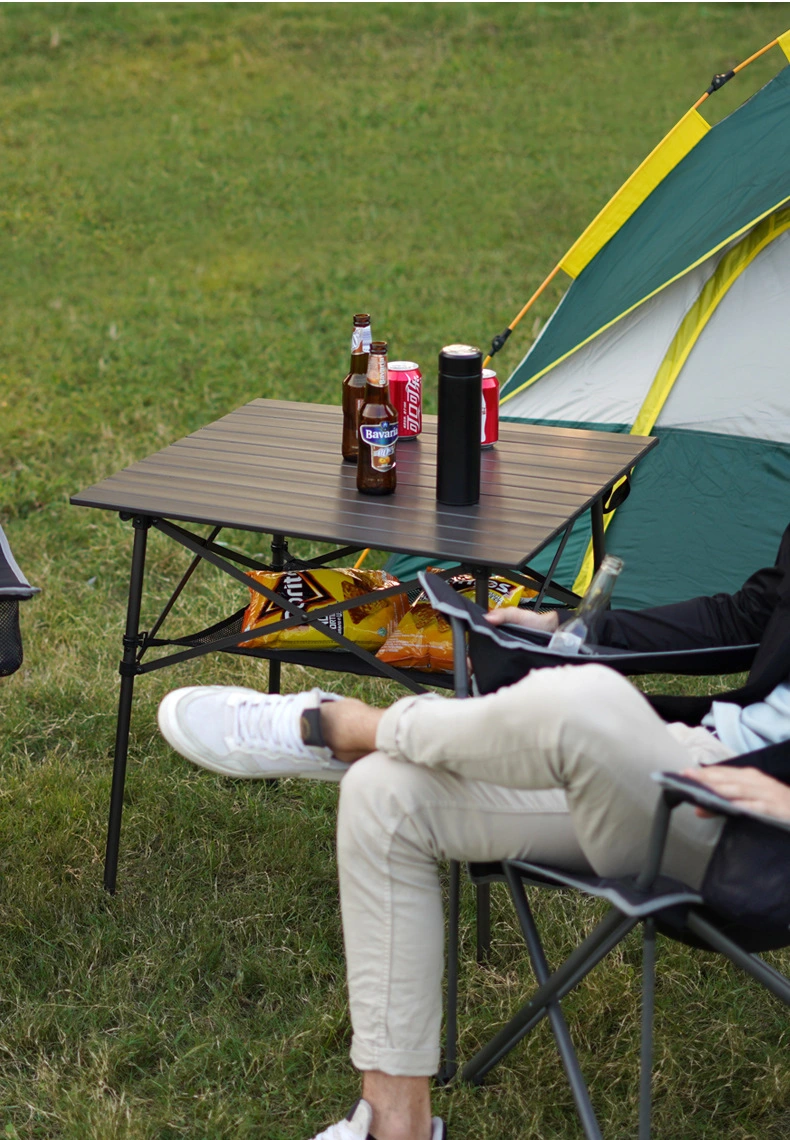 Portable Picnic Table Stall Aluminum Alloy Folding Table