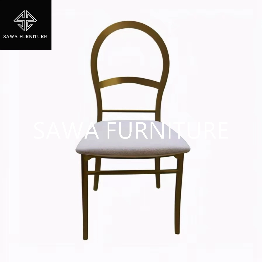 Hotel Stacking Gold Wedding Phoenix Chairs for Sale