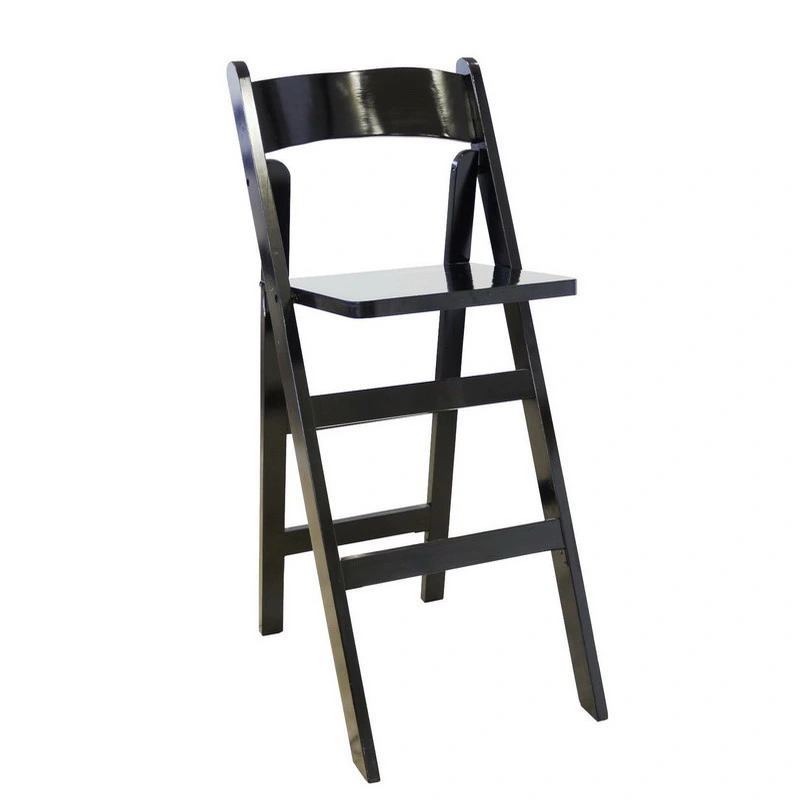 Quality Wholesale Foldable Bar Chair Wedding Event Wimbledon Garden Folding Bar Stool Chairs