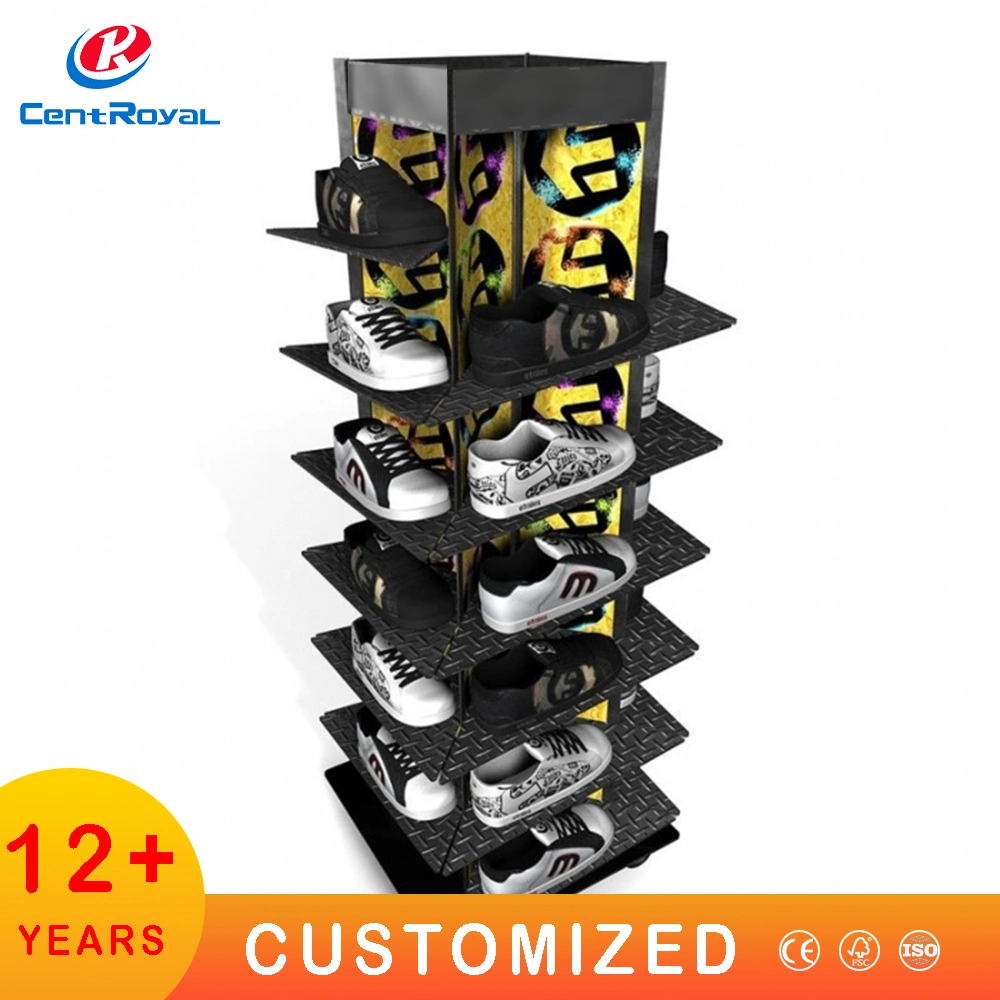 Boot Shoes Display Stand Shoe Rack Display for Stores Factory Customize Shoe Store Display Racks Slipper Display Stand