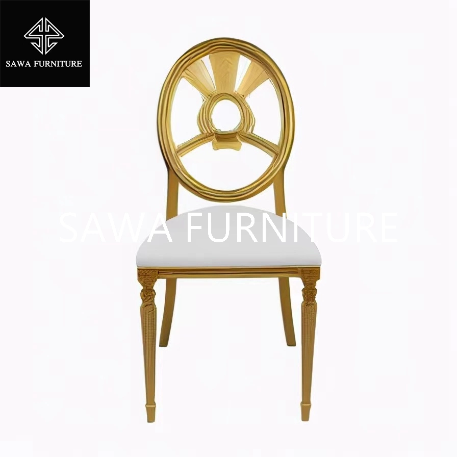 Hotel Stacking Gold Wedding Phoenix Chairs for Sale