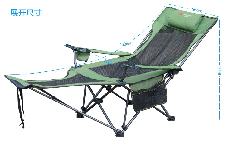 Outdoor Camping Portable Folding Double Leisure Fabric Beach Chair