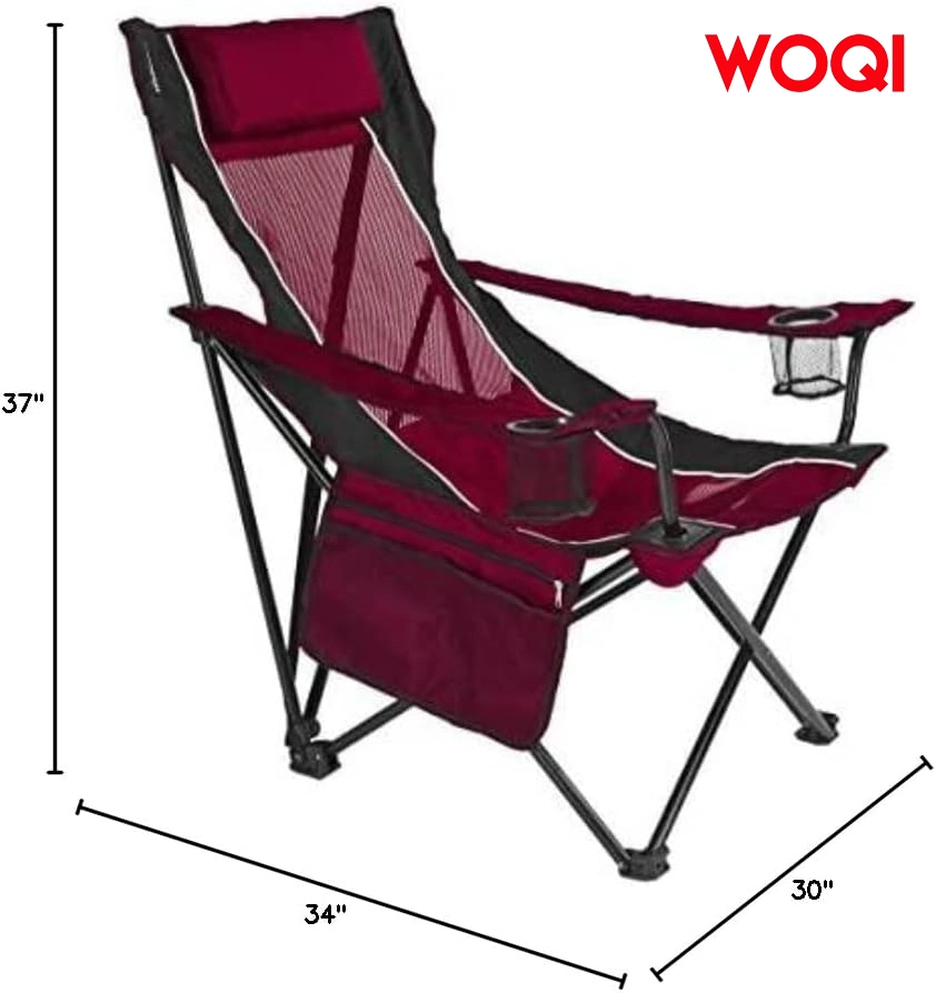 Custom Foldable Lightweight Portable Reclining Picnic Beach Fishing Outdoor Camping Folding Chair