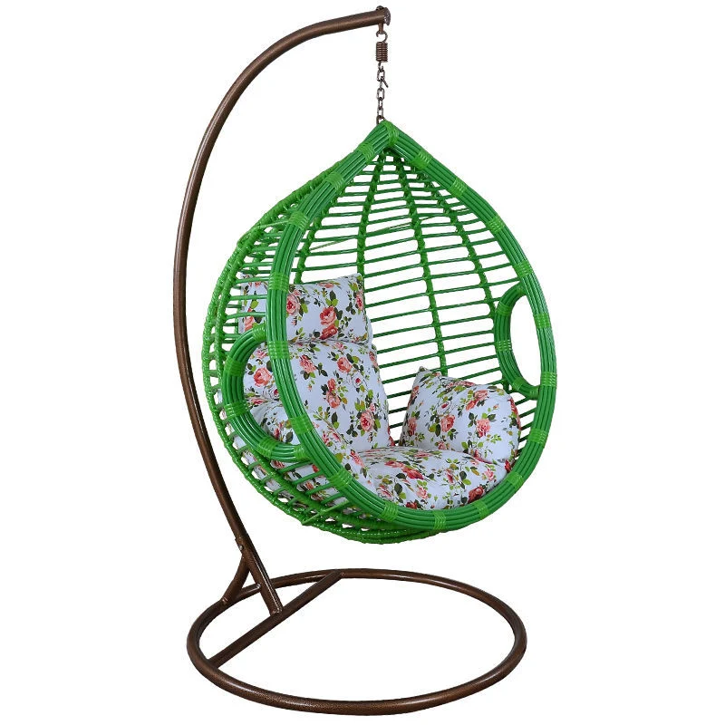 China Factory Wholesale Metal Bedroom Garden Hotel Hanging Swing Egg Chair