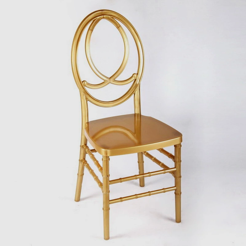 Over 300kgs Load Golden PC Resin Phoenix Chiavari Chairs Wholesale