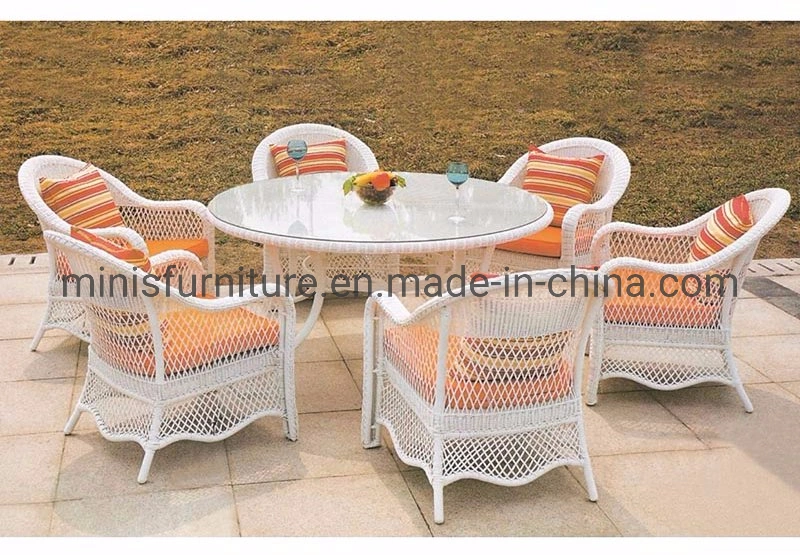 (MN-OD32) Popular Home/Restaurant outdoor Garden Leisure Rattan Dining Table and Chairs Furniture Sets