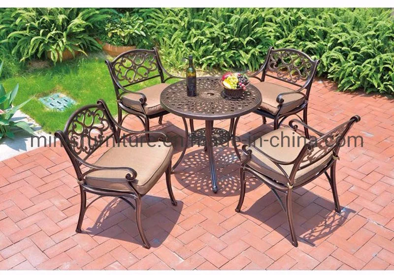 (MN-OD32) Popular Home/Restaurant outdoor Garden Leisure Rattan Dining Table and Chairs Furniture Sets