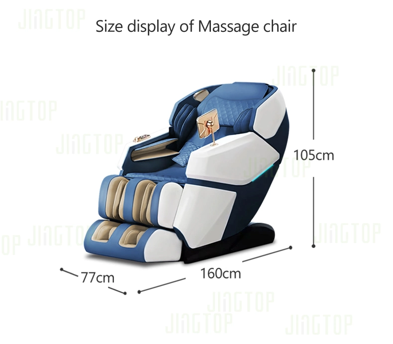 Jingtop Airbag Recliner Luxury Zero Gravity with Heat and Bluetooth Massage Chair