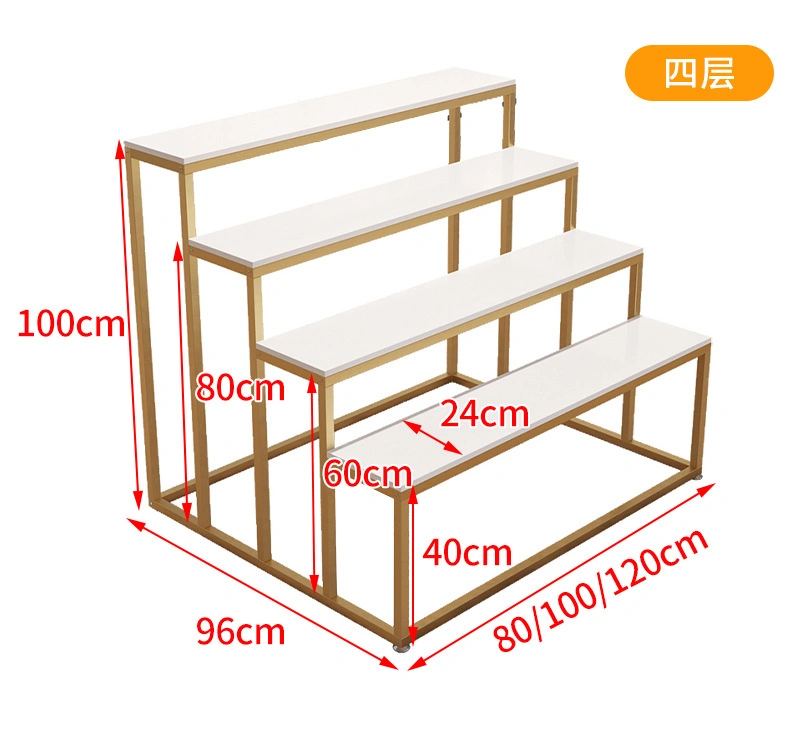 Shoe Rack Clothing Store Light Luxury Island Display Stand