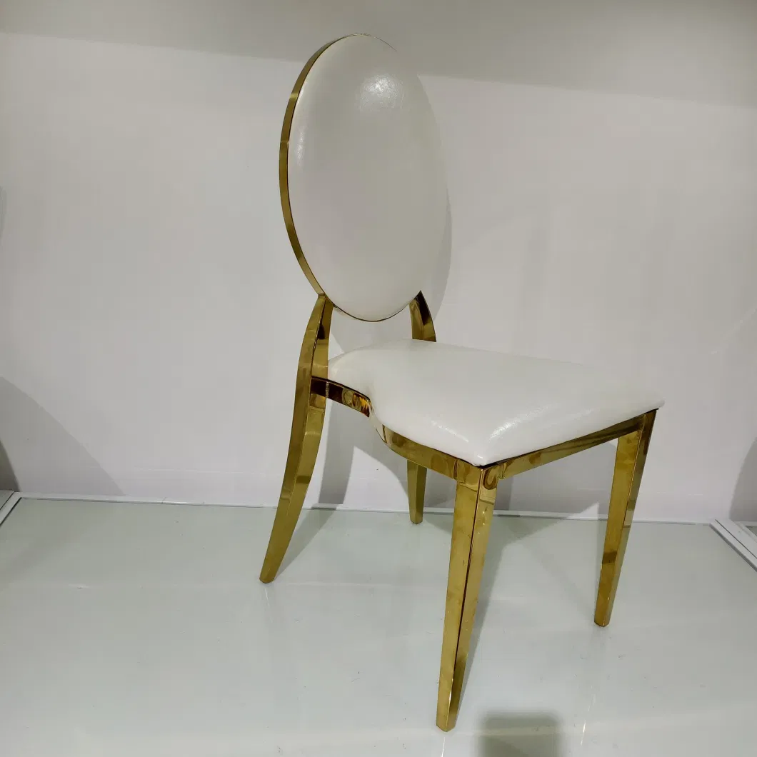 Golden Stainless Steel Chairs Event Wedding Party Decoration Wedding Chairs