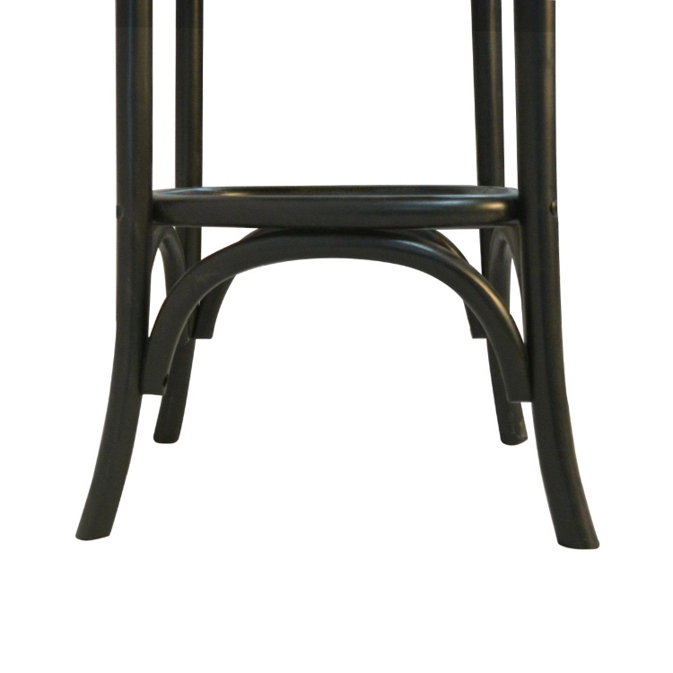 Whole Sale Rustic Elegant Wood French Provincial Hamptons Cross Back Bar Stool Chair