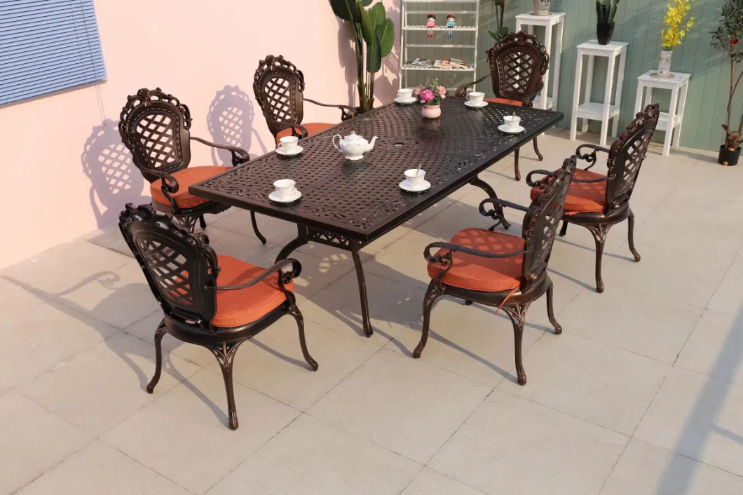 Outdoor Tables and Chairs The Leisure Place Outside The Home Stay Facility Outside The Balcony Waterproof Sunscreen Milk Tea Shop Open Tables and Chairs