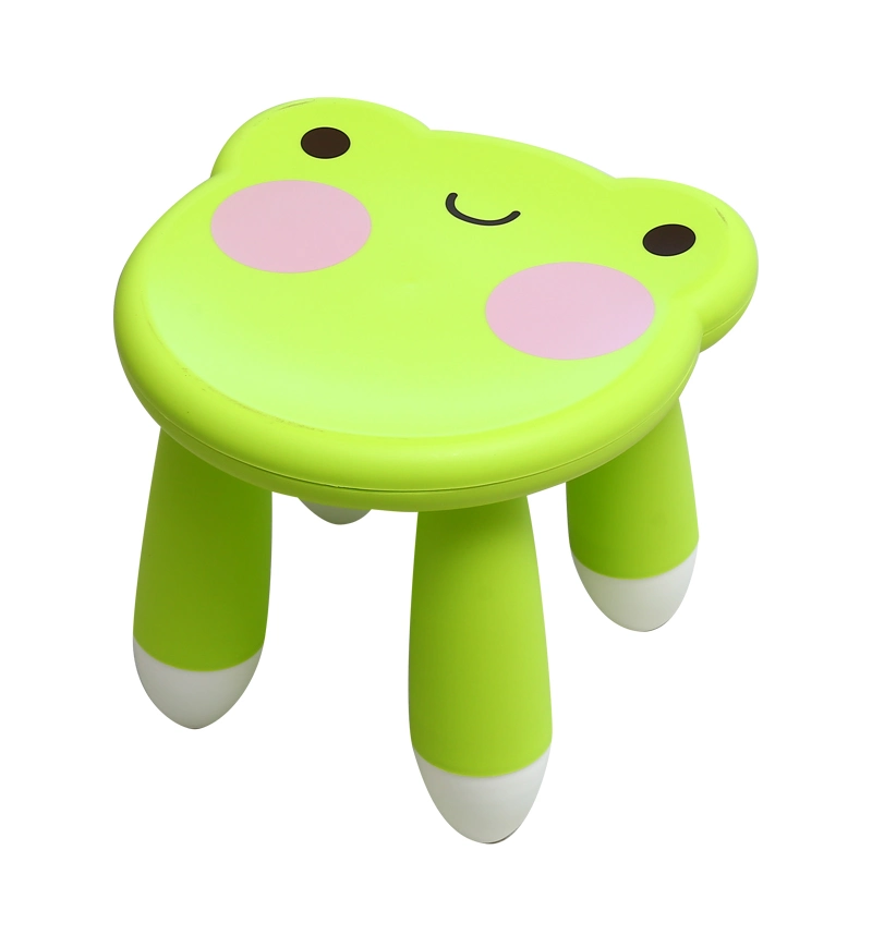 Children&prime; S Chair Backrest Colorful Plastic Carton Cute Small Stool